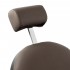 Gabbiano Barber chair Niccolo brown buttonless