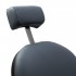 Gabbiano Niccolo graphite buttonless barber chair Gabbiano Niccolo graphite buttonless barber chair