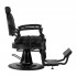 Gabbiano Niccolo black barber chair with black frame