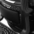 Gabbiano Niccolo black barber chair with black frame