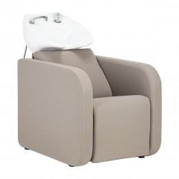 Gabbiano Sylvia barber's washstand with electric footrest beige