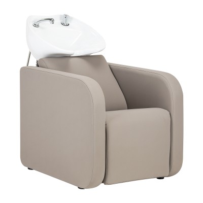 Gabbiano Sylvia barber's washstand with electric footrest beige
