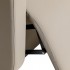 Gabbiano Sylvia barber's washstand with electric footrest beige