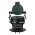 Gabbiano President barber chair green with black frame