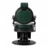 Gabbiano President barber chair green with black frame