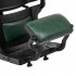 Gabbiano President barber chair green with black frame