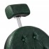 Gabbiano President barber chair green with black frame