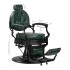 Gabbiano President barber chair green with black frame