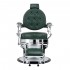 Gabbiano President Barber Chair Green with Chrome Frame