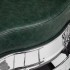 Gabbiano President Barber Chair Green with Chrome Frame