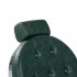 Gabbiano President Barber Chair Green with Chrome Frame