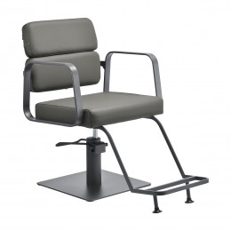Gabbiano hairdressing chair Porto grey grey