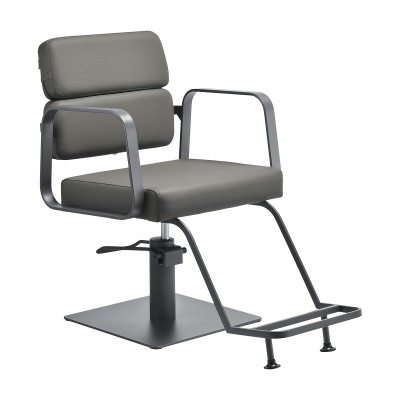 Gabbiano hairdressing chair Porto grey grey
