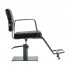 Gabbiano hairdressing chair Porto grey Black