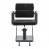 Gabbiano hairdressing chair Porto grey Black