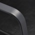 Gabbiano hairdressing chair Porto grey Black