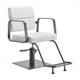 Gabbiano hairdressing chair Porto grey White