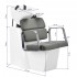 Gabbiano Porto grey hairdresser's washstand