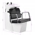 Gabbiano hairdresser's washstand Porto grey Black