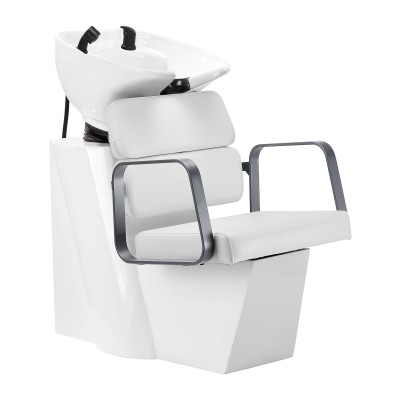 Gabbiano hairdresser's washstand Porto grey White
