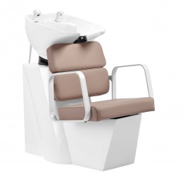 Gabbiano hairdresser's washstand Porto white and beige Gabbiano hairdresser's washstand Porto white and beige