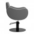 Gabbiano hairdressing chair Seville grey base black Gabbiano hairdressing chair Seville grey base black