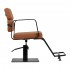 Gabbiano hairdressing chair Porto black and orange