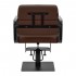 Gabbiano Porto black and chocolate hairdressing chair