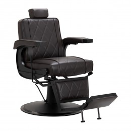 Hair System barber chair BM88066B brown black frame