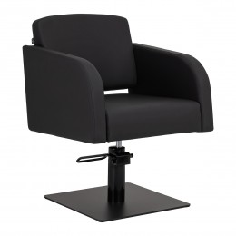 Gabbiano hairdressing chair Elda Black Black base Gabbiano hairdressing chair Elda Black Black base