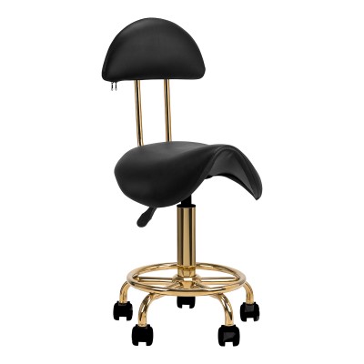 Cosmetic stool 6001-G gold - black 2 species Cosmetic stool 6001-G gold - black 2 species