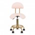 Cosmetic stool 6001-G gold - pink 2 species