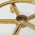 Cosmetic stool 6001-G gold - pink 2 species