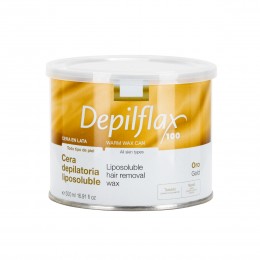 Depilflax 100 depilatory wax gold can 500 ml