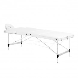 Balance stół składany do masażu aluminiowy 3 segmentowy white Balance stół składany do masażu aluminiowy 3 segmentowy white