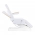 Electric cosmetic chair Sillon Lux 3 motors cold white