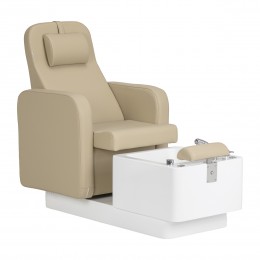 Fotel kosmetyczny SPA do pedicure Sillon Elysia beżowy Fotel kosmetyczny SPA do pedicure Sillon Elysia beżowy