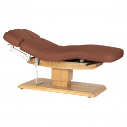 Leżanka SPA Sillon Relax brązowa z jasnobrązową podstawą Leżanka SPA Sillon Relax brązowa z jasnobrązową podstawą