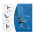 Cosmetic stool 1004 Giovanni black